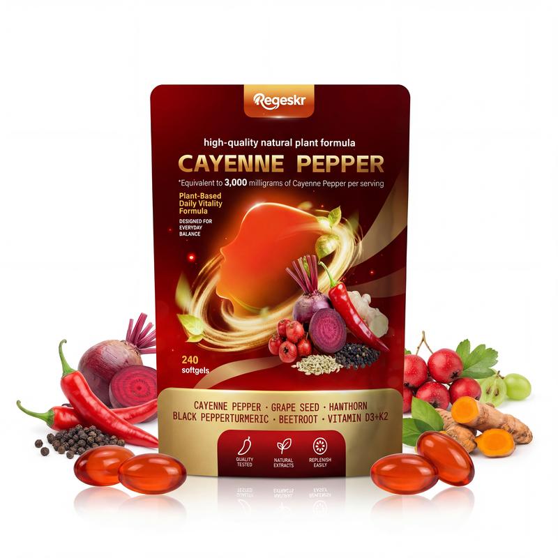 Regeskr Cayenne Pepper Softgel Capsules