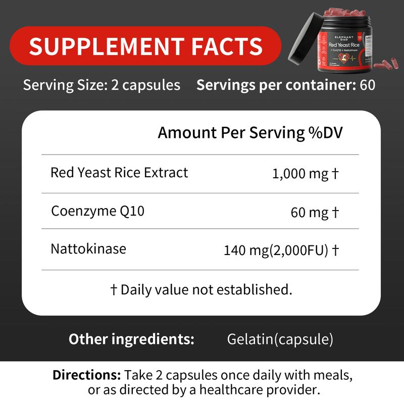 ELEPHANTDAD Red Yeast Rice