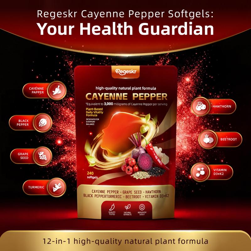 Regeskr Cayenne Pepper Softgel Capsules