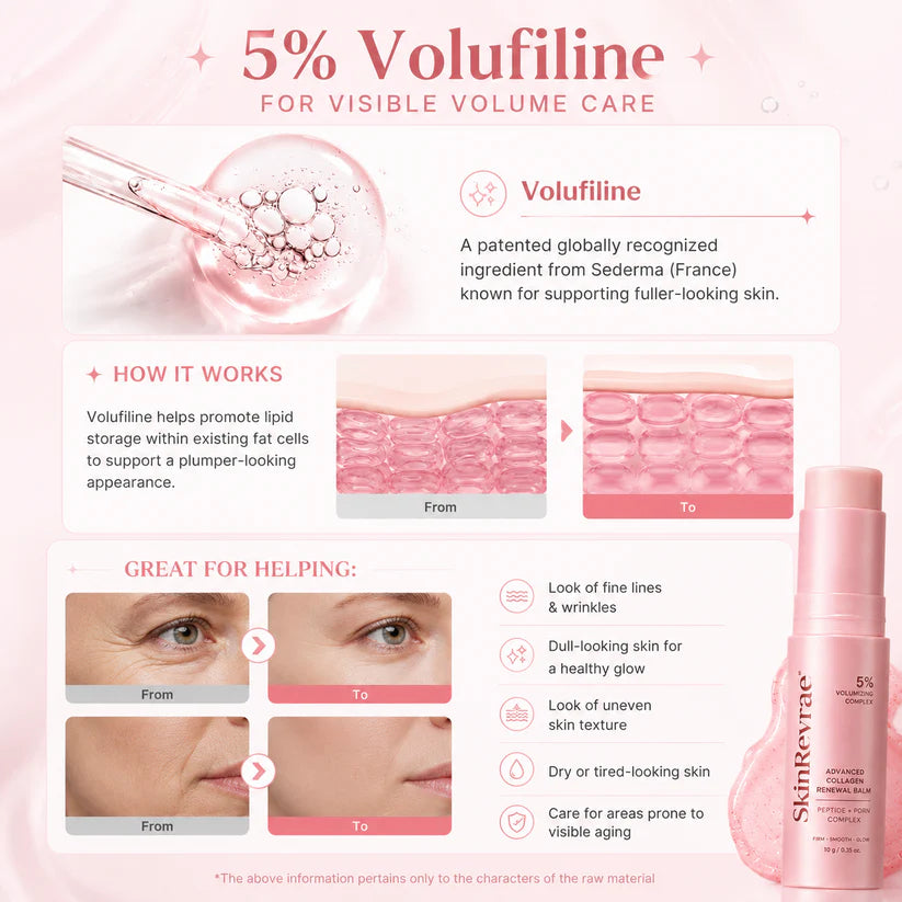 Plump. Smooth. Glow. Advanced Collagen Renewal Balm with PDRN & Peptides