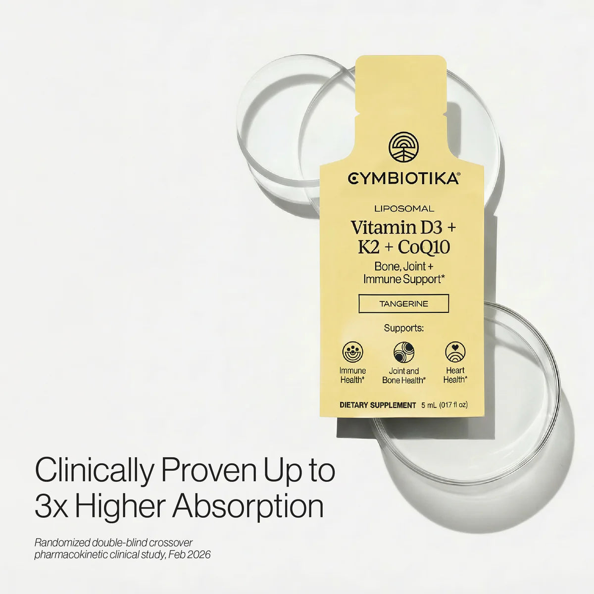 Liposomal Vitamin D3 + K2 + CoQ10 — 1 Month Supply