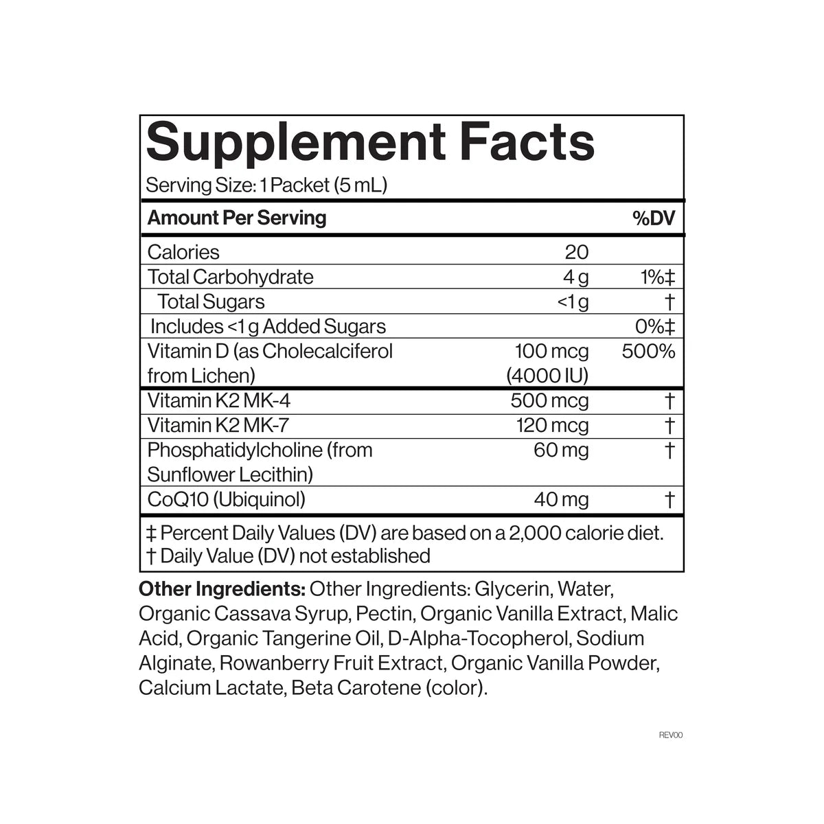 Liposomal Vitamin D3 + K2 + CoQ10 — 1 Month Supply