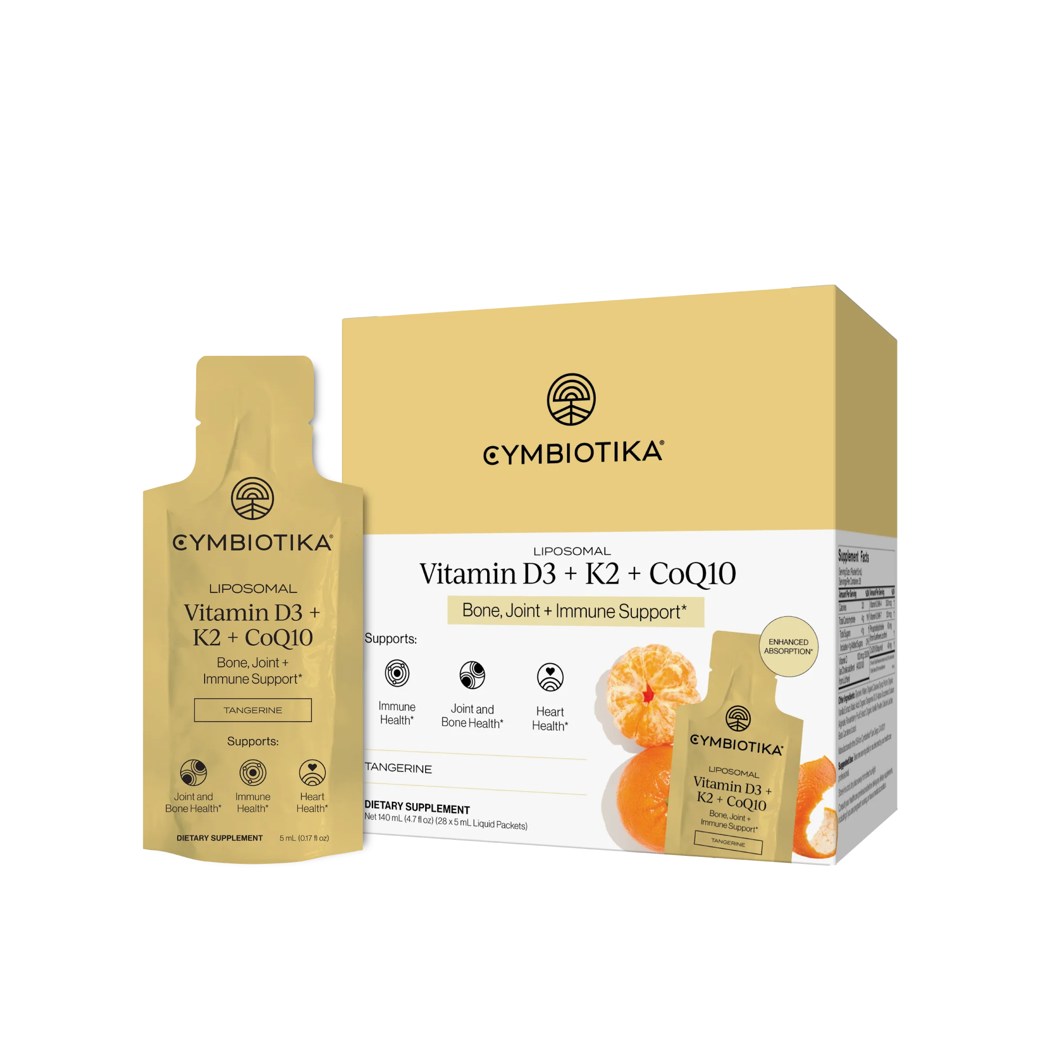 Liposomal Vitamin D3 + K2 + CoQ10 — 1 Month Supply