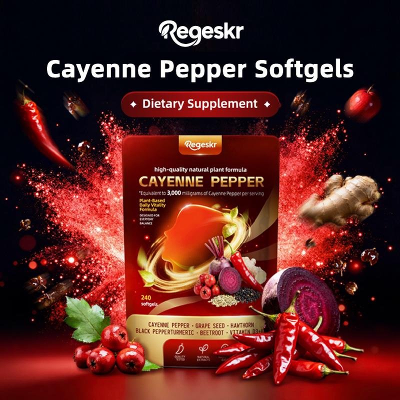 Regeskr Cayenne Pepper Softgel Capsules