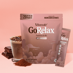Vitamate GoRelax Hot chocolate Powdered Drink Mix -  Cortisol Balance Supplements