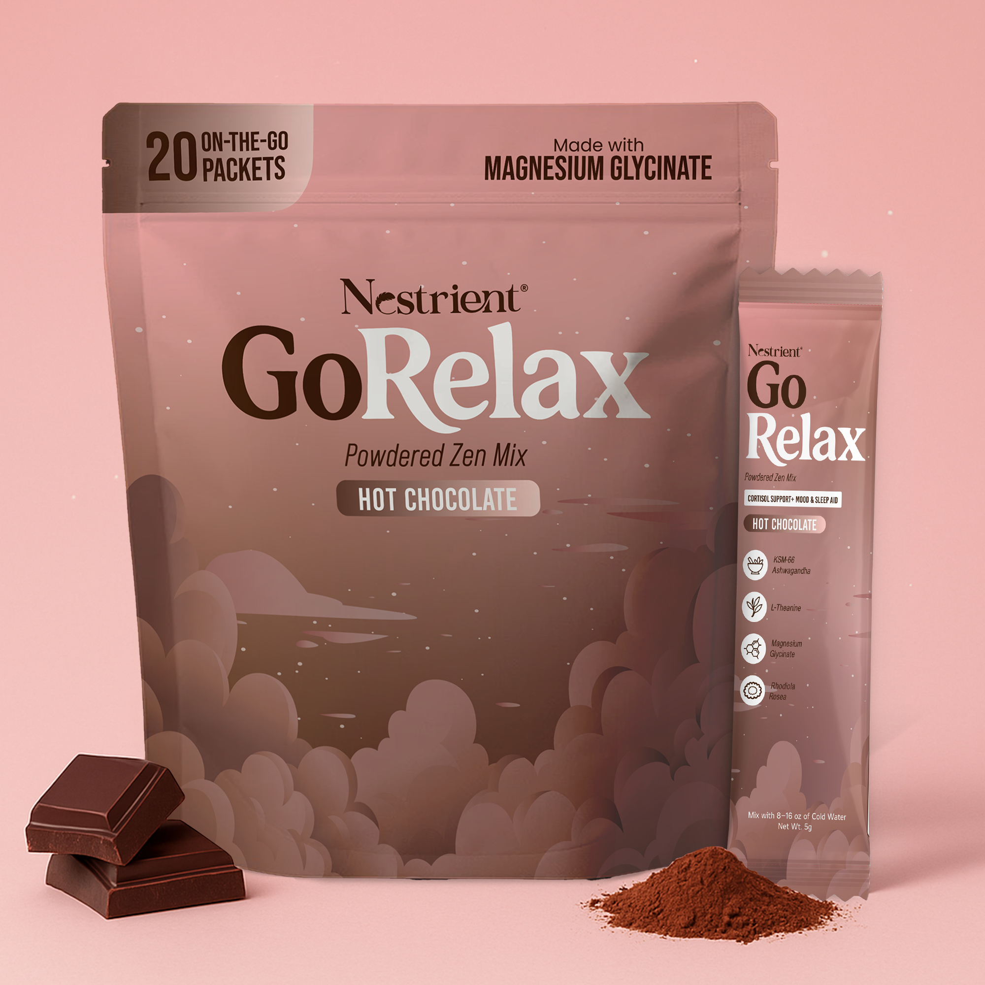 Vitamate GoRelax Powdered Zen Mix  hot chocolate