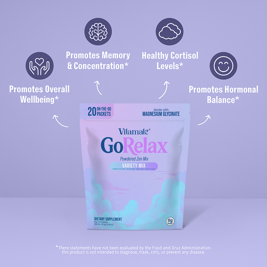 Vitamate GoRelax Variety Mix Powdered Zen Mix -  Cortisol Balance Supplements