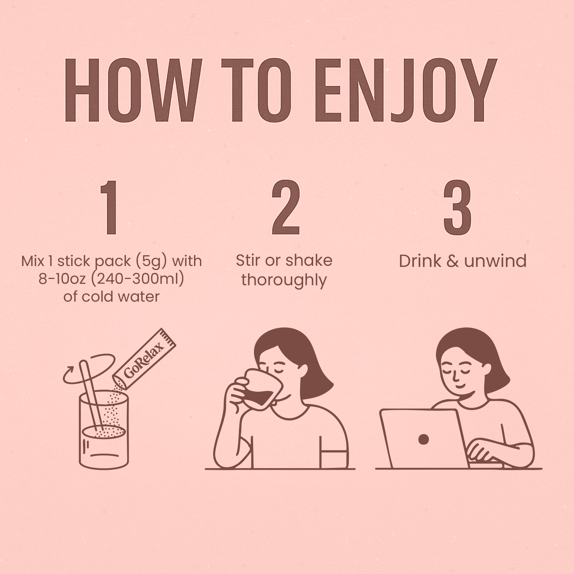 Vitamate GoRelax Powdered Zen Mix  hot chocolate