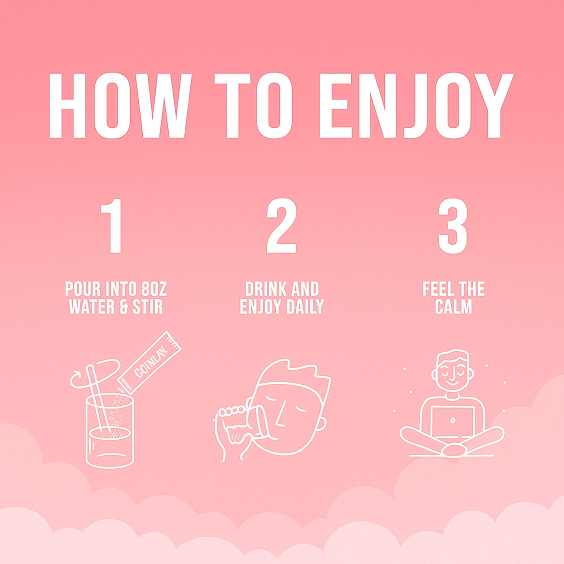 Vitamate GoRelax Raspberry Lemonade Powdered Drink Mix -  Cortisol Balance Supplements