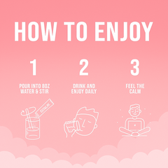 Vitamate GoRelax Raspberry Lemonade Powdered Drink Mix -  Cortisol Balance Supplements