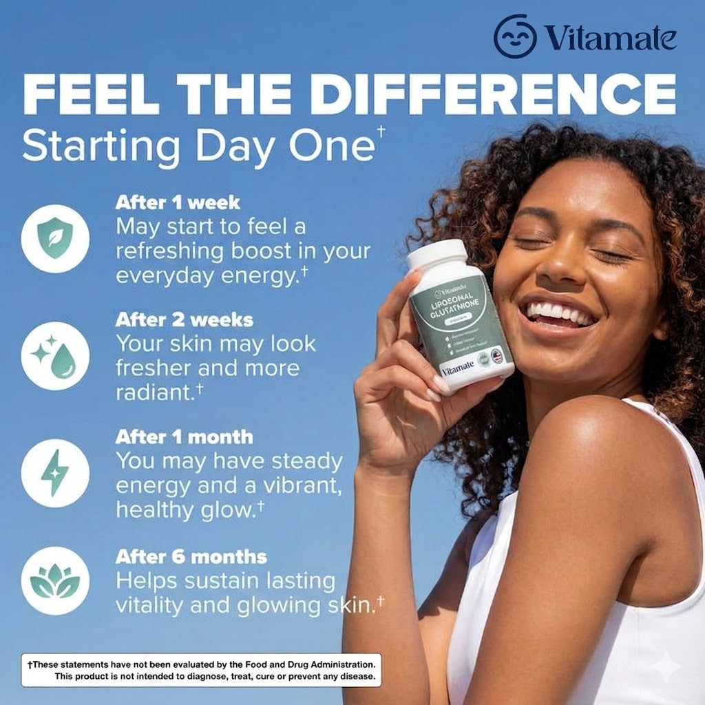 Liposomal Glutathione Capsules – Skin Glow, Immune & Detox Support