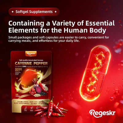 Regeskr Cayenne Pepper Softgel Capsules