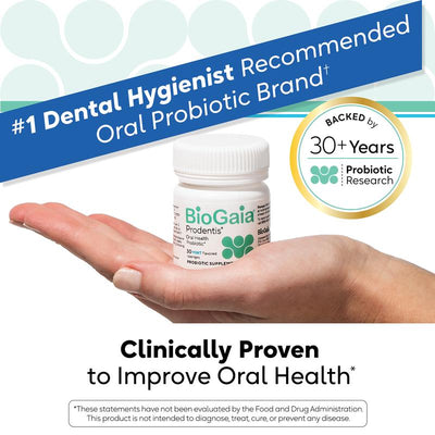 BioGaia Prodentis | Oral Probiotics | Promotes Healthy Gums & Teeth | Defends Against Bad Breath