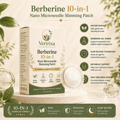 Vertrixa™ Berberine 10-in-1 Nano Microneedle Slimming Patch