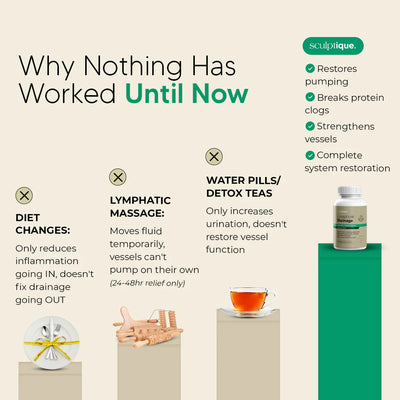 New Maximum Potency Formula - Lymphatic Drainage Capsules by Vitamate™