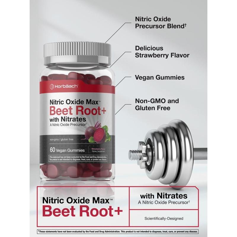 Horbäach Nitric Oxide Beet Root Gummies