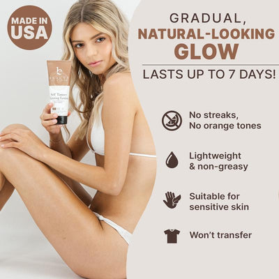 Body self-tanning lotion / Self-bronzing body lotion