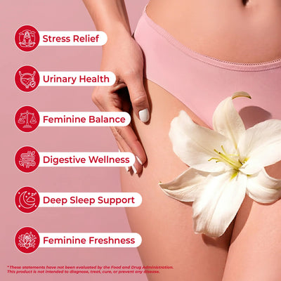 Nestrient GoAttract Feminine Balance Glow Drink Mix with Probiotics & Rose Extract–Berry Rose Flavor.